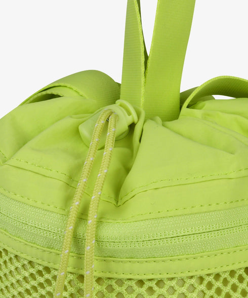 THE NORTH FACE(ザ・ノースフェイス)/巾着 メッシュ ミニ ショルダーバッグ バケットバッグ/MESH BUCKET BAG MINI | IM1252041 | ライム