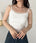 カップ付き小花柄キャミソール | CL2255049 | ホワイト