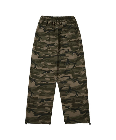 ROCKCAKE(ロックケーキ)/ワイド ルーズ カモフラ グラフィック ジョガー スウェットパンツ/Camo Metal Graphics Pants | AT2252054 | カーキ
