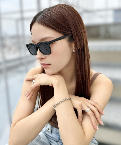 POLO CHAMPS(ポロチャンプス)/サングラス ウェリントン カラーレンズ UVカット 紫外線対策 ユニセックス | IM6252055 | ブラック