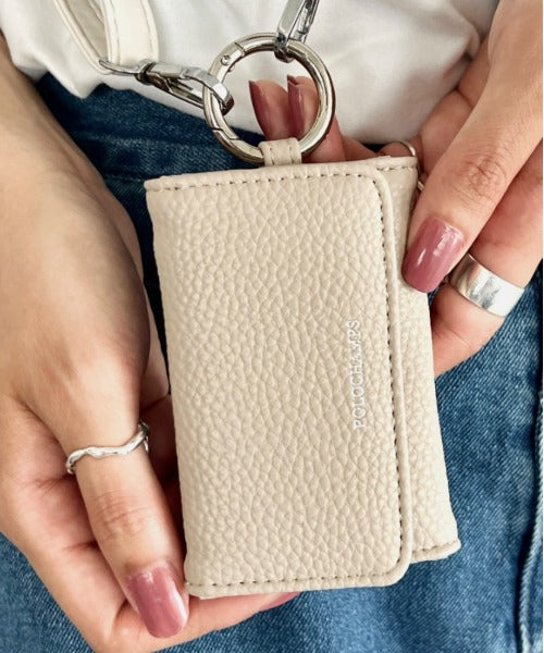 POLOCHAMPS(ポロチャンプス)/スマートキー ダブル ポケット キーチェーン/キーケース | IM6252056 | ベージュ