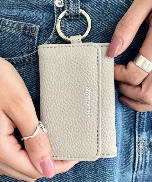 POLOCHAMPS(ポロチャンプス)/スマートキー ダブル ポケット キーチェーン/キーケース | IM6252056 | グレイッシュベージュ
