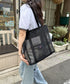 POLOCHAMPS(ポロチャンプス)/軽量 大容量 A4サイズ収納可能 メッシュトートバッグ | IM1252057 | ブラック