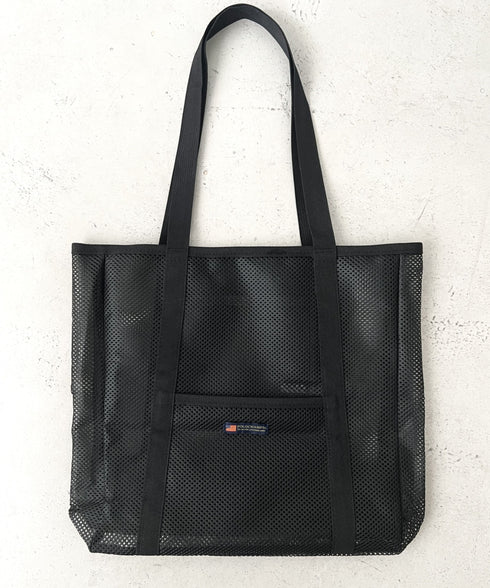 POLOCHAMPS(ポロチャンプス)/軽量 大容量 A4サイズ収納可能 メッシュトートバッグ | IM1252057 | ブラック