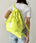 THE NORTH FACE(ザ・ノースフェイス)/2WAY 軽量 メッシュバッグ リュック ナップサック トートバッグ/LINDEN MESH GYM SACK | IM1252042 | ライム