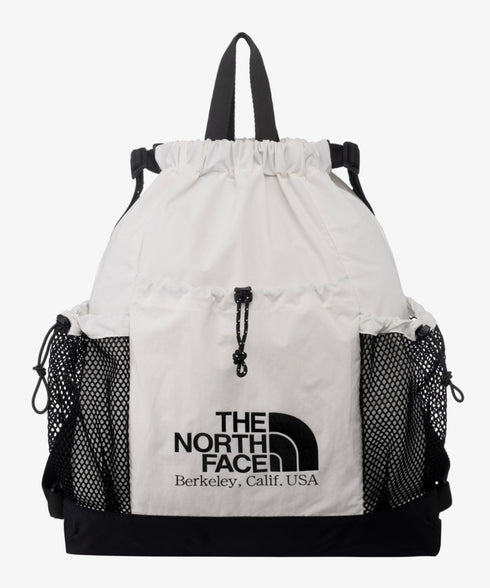 THE NORTH FACE(ザ・ノースフェイス)/2WAY 軽量 メッシュバッグ リュック ナップサック トートバッグ/LINDEN MESH GYM SACK | IM1252042 | ホワイト