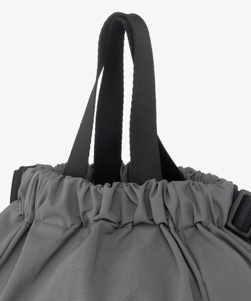 THE NORTH FACE(ザ・ノースフェイス)/2WAY 軽量 メッシュバッグ リュック ナップサック トートバッグ/LINDEN MESH GYM SACK | IM1252042 | グレー