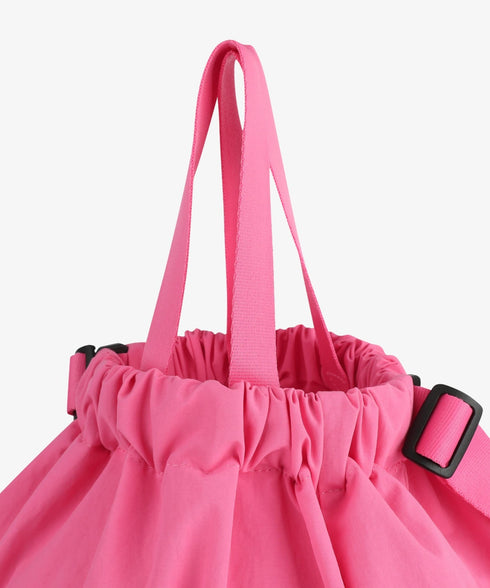 THE NORTH FACE(ザ・ノースフェイス)/2WAY 軽量 メッシュバッグ リュック ナップサック トートバッグ/LINDEN MESH GYM SACK | IM1252042 | ピンク