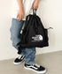 THE NORTH FACE(ザ・ノースフェイス)/2WAY 軽量 メッシュバッグ リュック ナップサック トートバッグ/LINDEN MESH GYM SACK | IM1252042 | ブラック
