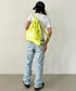 THE NORTH FACE(ザ・ノースフェイス)/2WAY 軽量 メッシュバッグ リュック ナップサック トートバッグ/LINDEN MESH GYM SACK | IM1252042 | ライム