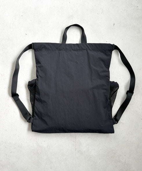 THE NORTH FACE(ザ・ノースフェイス)/2WAY 軽量 メッシュバッグ リュック ナップサック トートバッグ/LINDEN MESH GYM SACK | IM1252042 | ブラック