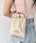 THE NORTH FACE(ザ・ノースフェイス)/ミニショルダー クロスバッグ スマホショルダー ポーチ/SIMPLE STRING BAG MINI | IM1252058 | クリーム