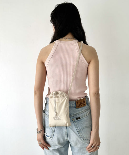 THE NORTH FACE(ザ・ノースフェイス)/ミニショルダー クロスバッグ スマホショルダー ポーチ/SIMPLE STRING BAG MINI | IM1252058 | クリーム