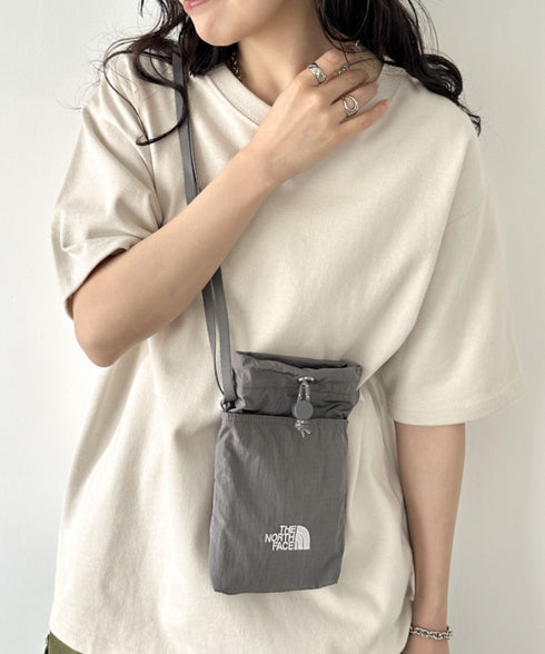 THE NORTH FACE(ザ・ノースフェイス)/ミニショルダー クロスバッグ スマホショルダー ポーチ/SIMPLE STRING BAG MINI | IM1252058 | グレー
