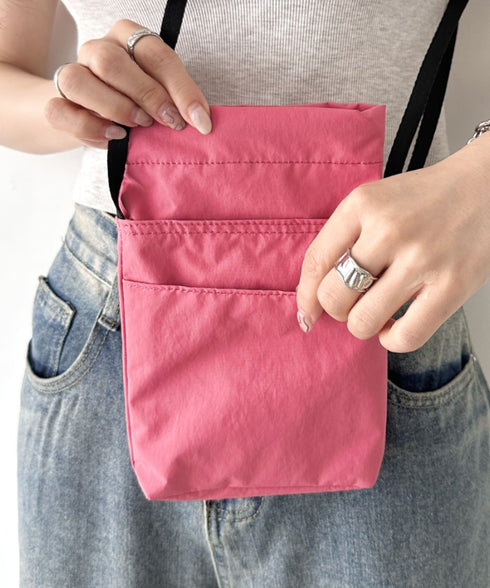 THE NORTH FACE(ザ・ノースフェイス)/ミニショルダー クロスバッグ スマホショルダー ポーチ/SIMPLE STRING BAG MINI | IM1252058 | ピンク