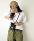 THE NORTH FACE(ザ・ノースフェイス)/ミニショルダー クロスバッグ スマホショルダー ポーチ/SIMPLE STRING BAG MINI | IM1252058 | ブラック