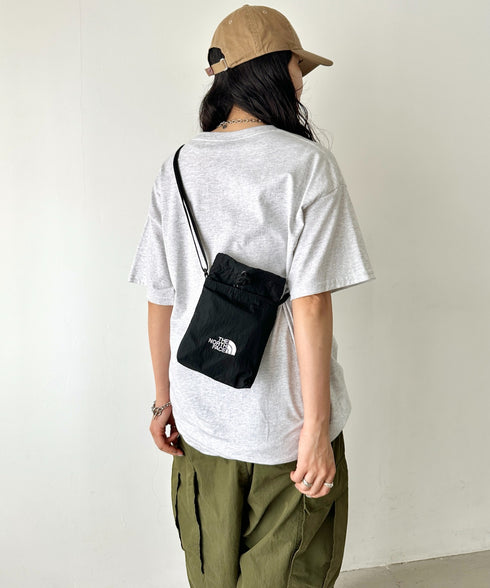 THE NORTH FACE(ザ・ノースフェイス)/ミニショルダー クロスバッグ スマホショルダー ポーチ/SIMPLE STRING BAG MINI | IM1252058 | ブラック
