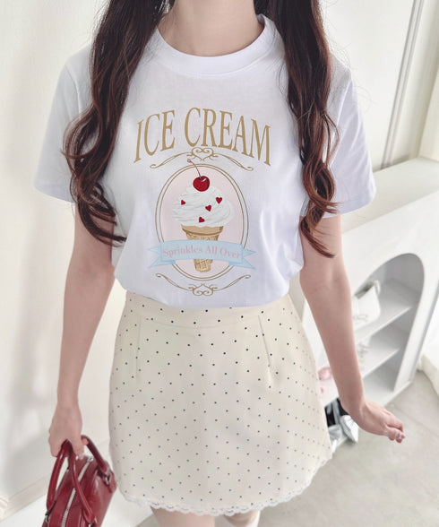 アイスクリームショップTシャツ | LO2252043 | ホワイト