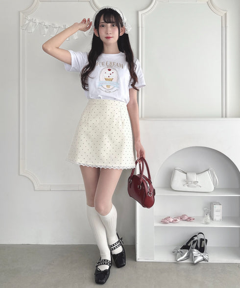 アイスクリームショップTシャツ | LO2252043 | ホワイト