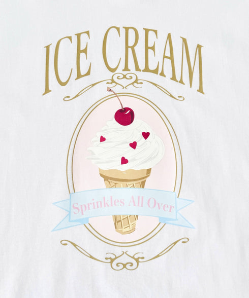アイスクリームショップTシャツ | LO2252043 | ホワイト