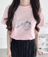 ハートペンダントキャットTシャツ | LO2252044 | ピンク