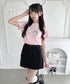 ハートペンダントキャットTシャツ | LO2252044 | ピンク