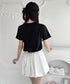 ハートペンダントキャットTシャツ | LO2252044 | ブラック