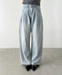 タックワイドカーブデニムパンツ | BA2255049 | ライトブルー