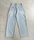 タックワイドカーブデニムパンツ | BA2255049 | ライトブルー