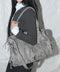 FANCY CLUB(ファンシークラブ)/大容量 2WAY ヴィンテージ ウォッシング ショルダー トートバッグ/BELTED WASHING LEATHER BAG | AT1252068 | グレー