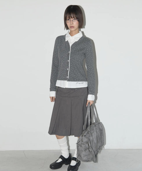 FANCY CLUB(ファンシークラブ)/大容量 2WAY ヴィンテージ ウォッシング ショルダー トートバッグ/BELTED WASHING LEATHER BAG | AT1252068 | グレー