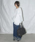 FANCY CLUB(ファンシークラブ)/大容量 2WAY ヴィンテージ ウォッシング ショルダー トートバッグ/BELTED WASHING LEATHER BAG | AT1252068 | ブラック