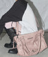 FANCY CLUB(ファンシークラブ)/大容量 2WAY ヴィンテージ ウォッシング ショルダー トートバッグ/BELTED WASHING LEATHER BAG | AT1252068 | ピンク