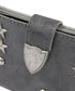 ILLIGO(イリゴ)/ミニ財布 ウェスタン アコーディオン カード ウォレット/WESTERN ACCORDION CARD WALLET | AT6252070 | チャコールグレー