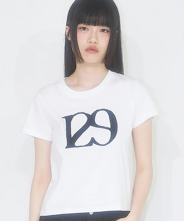 ILLIGO(イリゴ)/ロゴパッチ 刺繍 Tシャツ 半袖/129 LOGO PATCH T-SHIRT | AT2252072 | ホワイト