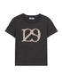 ILLIGO(イリゴ)/ロゴパッチ 刺繍 Tシャツ 半袖/129 LOGO PATCH T-SHIRT | AT2252072 | チャコールグレー
