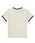 ILLIGO(イリゴ)/ロゴパッチ 刺繍 Tシャツ 半袖/129 LOGO PATCH T-SHIRT | AT2252072 | クリーム