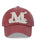 MUCENT(ムセント)/ヴィンテージ ウォッシング アップリケ ベースボール キャップ サイズ調整可能/VINTAGE WASHING APPLIQUE BALL CAP | AT5252074 | レッド