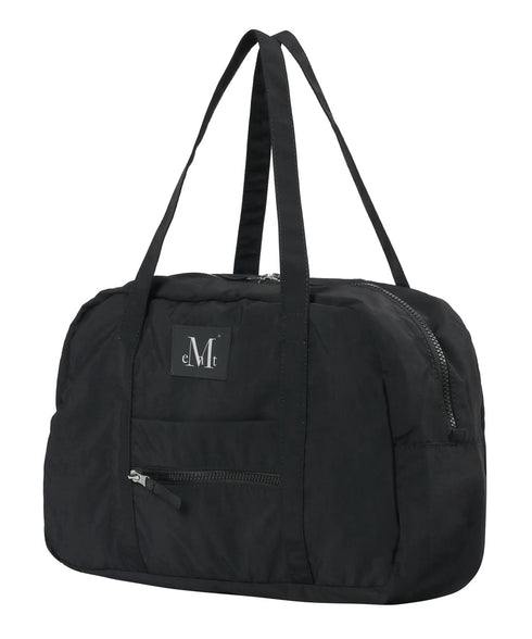 MUCENT(ムセント)/軽量 大容量 ユニセックス ワンポイントロゴ ショルダーバッグ/Amanda Front Pocket Shoulder Bag Unisex | AT1252075 | ブラック