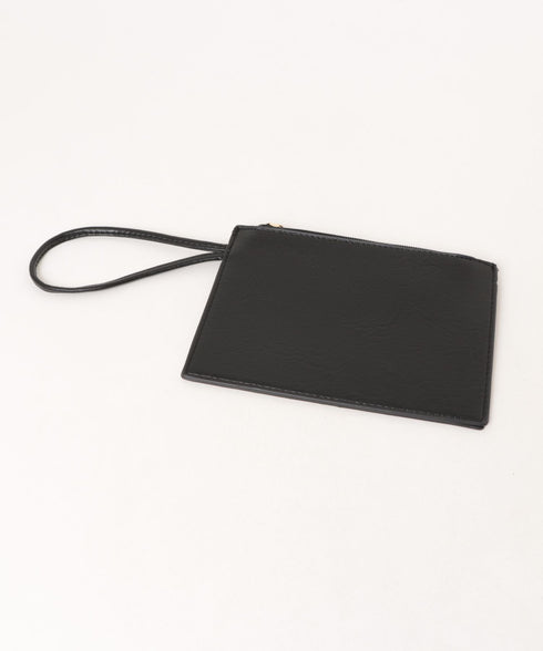 MUCENT(ムセント)/A4サイズ対応 軽量 ポーチ付き ショルダーバッグ/Cats Double Line Eyelet Leather Shoulder Bag UNISEX | AT1252078 | ブラック