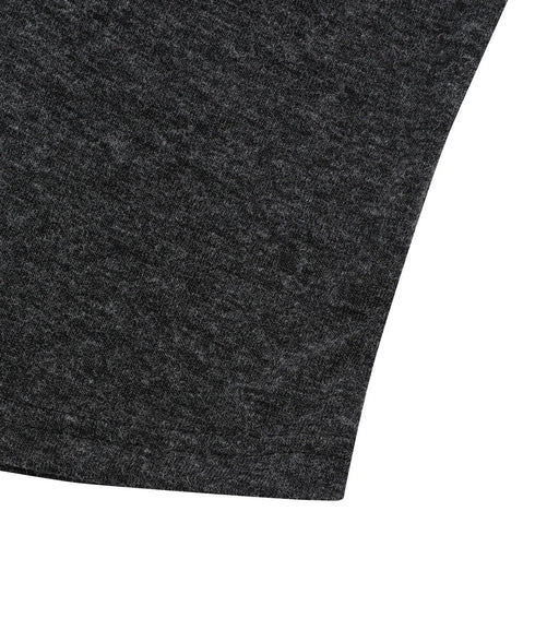 MUCENT(ムセント)/リボン クロップド ホルターネック タンクトップ/Bow-up Ribbon Crop Halter Sleeveless | AT2252081 | チャコールグレー