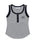 MUCENT(ムセント)/配色 ボタン リブ タンクトップ/COLOR-POP BUTTON CROP SLEEVELESS | AT2252082 | グレー