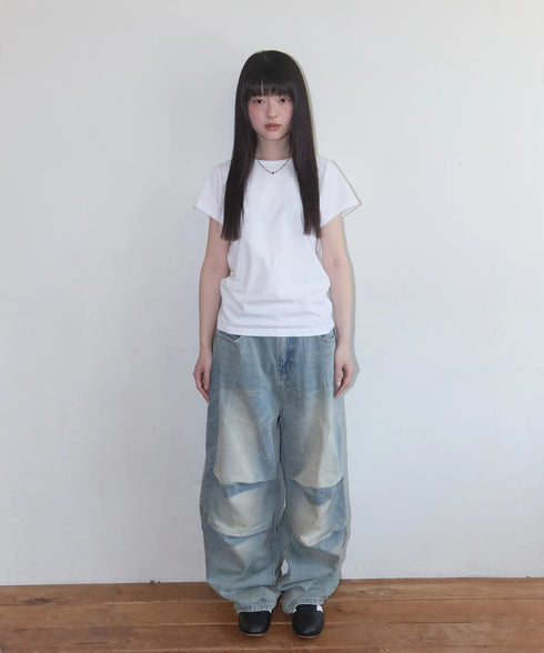 FANCY CLUB(ファンシークラブ)/エンジェル クロップド 半袖 Tシャツ/Rebirth Of Heaven Crop Tee | AT2252083 | ブルー