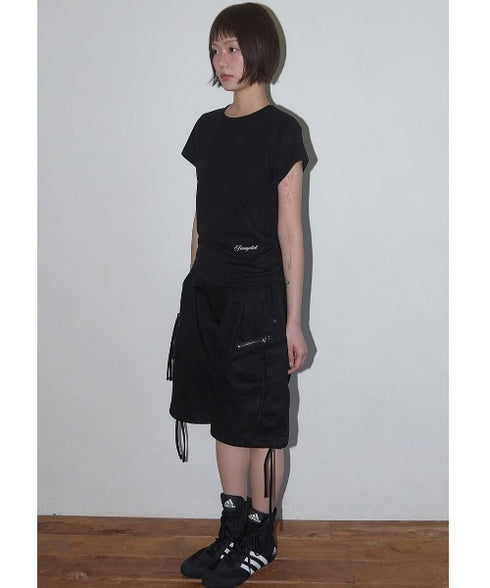 FANCY CLUB(ファンシークラブ)/エンジェル クロップド 半袖 Tシャツ/Rebirth Of Heaven Crop Tee | AT2252083 | ブラック