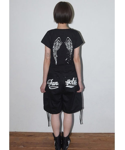 FANCY CLUB(ファンシークラブ)/エンジェル クロップド 半袖 Tシャツ/Rebirth Of Heaven Crop Tee | AT2252083 | ブラック