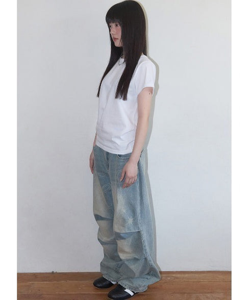 FANCY CLUB(ファンシークラブ)/エンジェル クロップド 半袖 Tシャツ/Rebirth Of Heaven Crop Tee | AT2252083 | ブルー