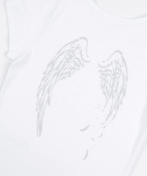 FANCY CLUB(ファンシークラブ)/エンジェル クロップド 半袖 Tシャツ/Rebirth Of Heaven Crop Tee | AT2252083 | グレー