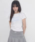FANCY CLUB(ファンシークラブ)/エンジェル クロップド 半袖 Tシャツ/ANGEL MARK CROP TEE | AT2252084 | ホワイト