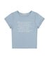 FANCY CLUB(ファンシークラブ)/エンジェル クロップド 半袖 Tシャツ/ANGEL MARK CROP TEE | AT2252084 | スカイブルー