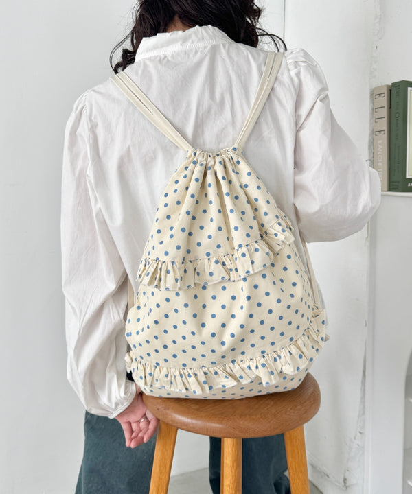 ドットフリルナップサック | SL2253002 | ホワイト